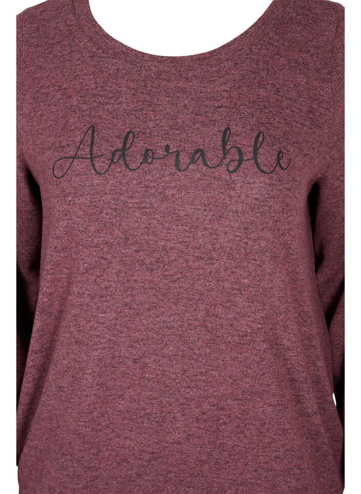 Pull en viscose mélangée chinée, Port Royal Mel, Packshot image number 2