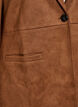 Blazer en su&eacute;dine, Marron, Packshot image number 2