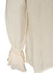 Blouse en viscose avec volants et manches longues, Vanille, Packshot image number 3