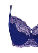 Soutien-gorge intégral avec armature et dentelle, Clematis Blue ASS, Packshot image number 2