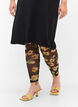 Leggings en mesh avec imprimé floral, Yellow Green AOP, Model image number 2