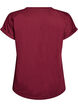 T-shirt &agrave; manches courtes en m&eacute;lange de coton, Bordeaux fonc&eacute;, Packshot image number 1