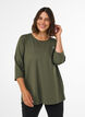 Haut de sport avec manches 3/4, Vert, Model image number 0
