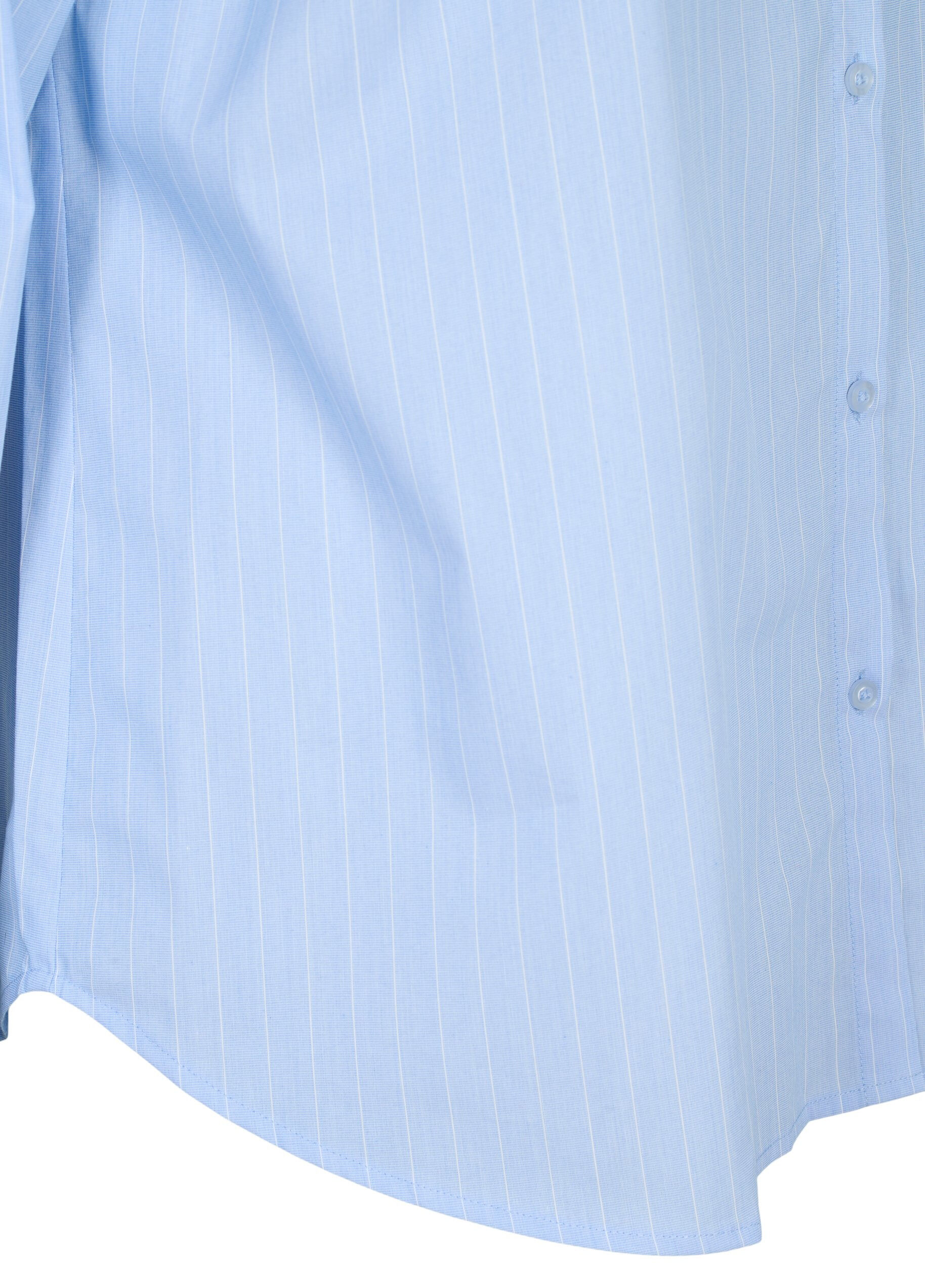 Zizzi FLASH - Chemise &agrave; rayures, Light Blue Stripe, Packshot image number 3
