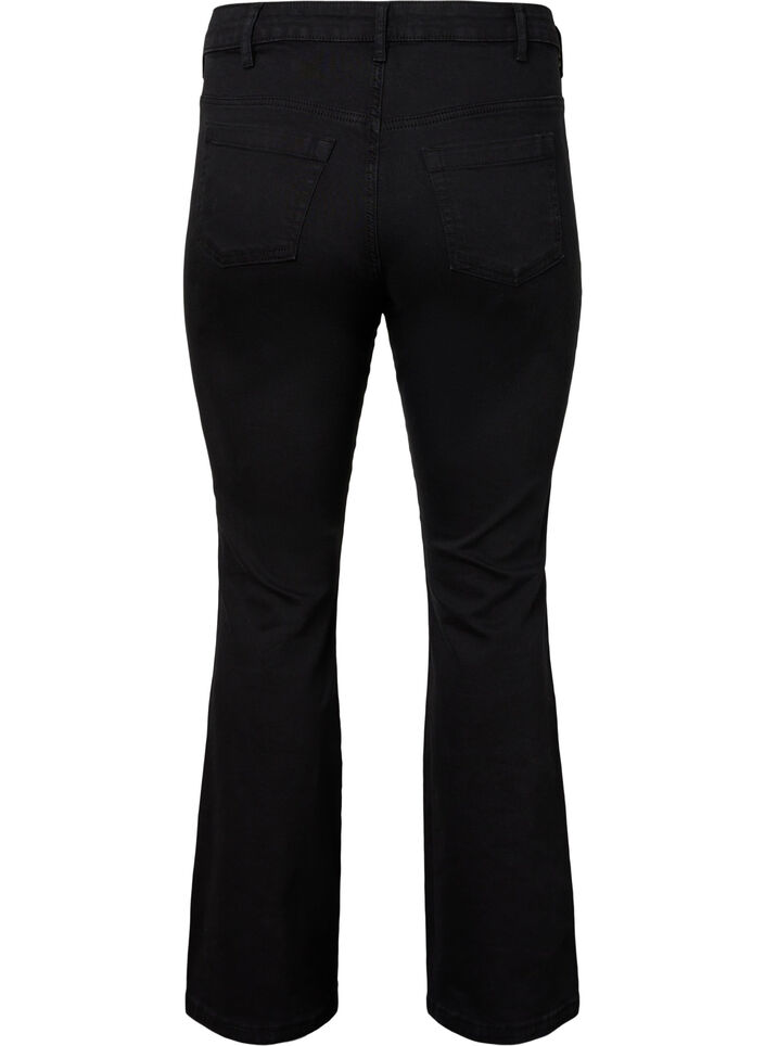 Ellen jeans bootcut avec taille haute, Noir, Packshot image number 1