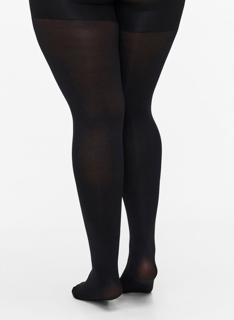 Collants en 100 deniers avec push-up, Noir, Model image number 1