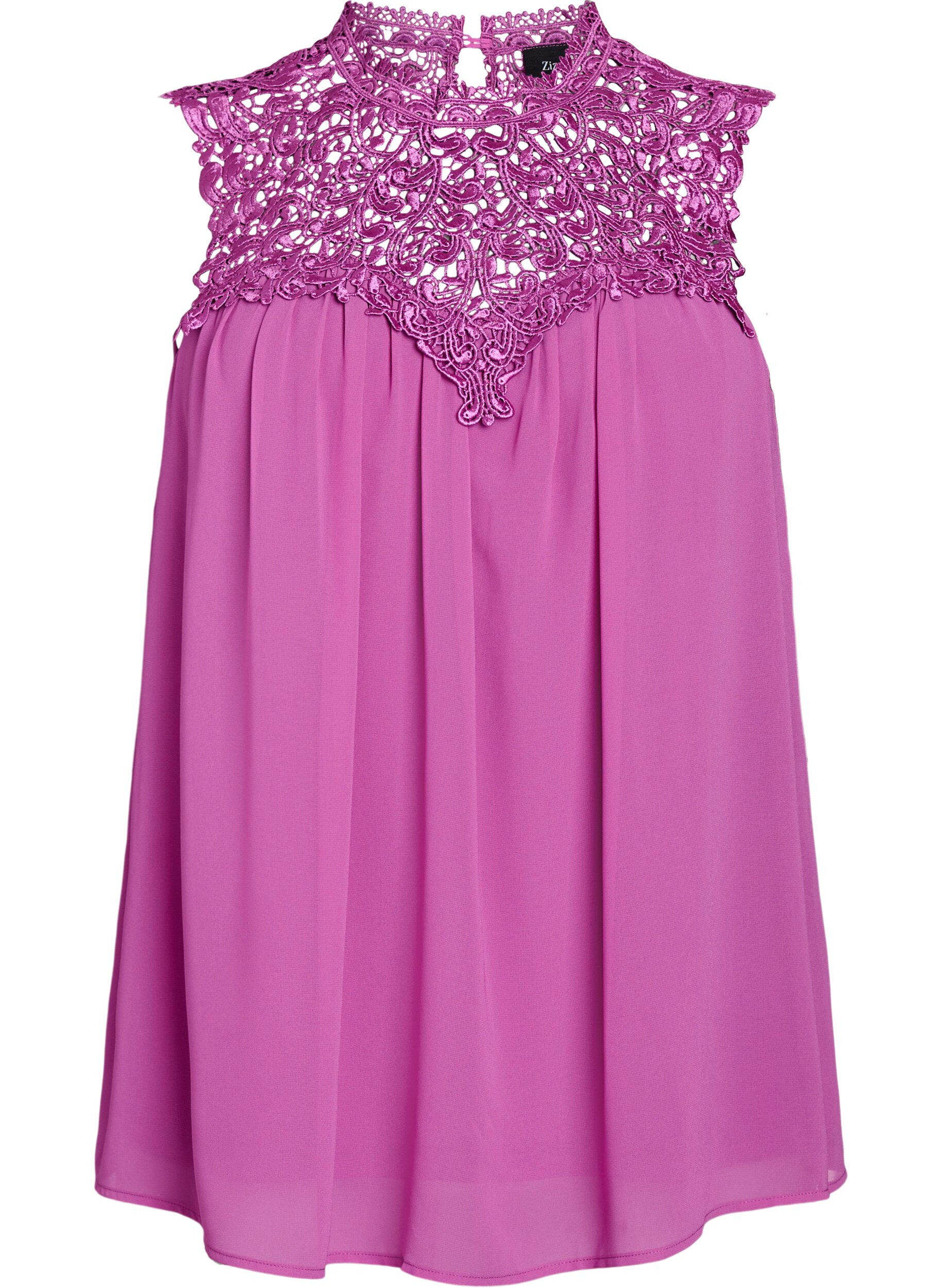 Haut de f&ecirc;te sans manches avec crochet