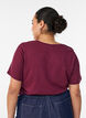 T-shirt imprim&eacute;, Bordeaux, Model image number 2