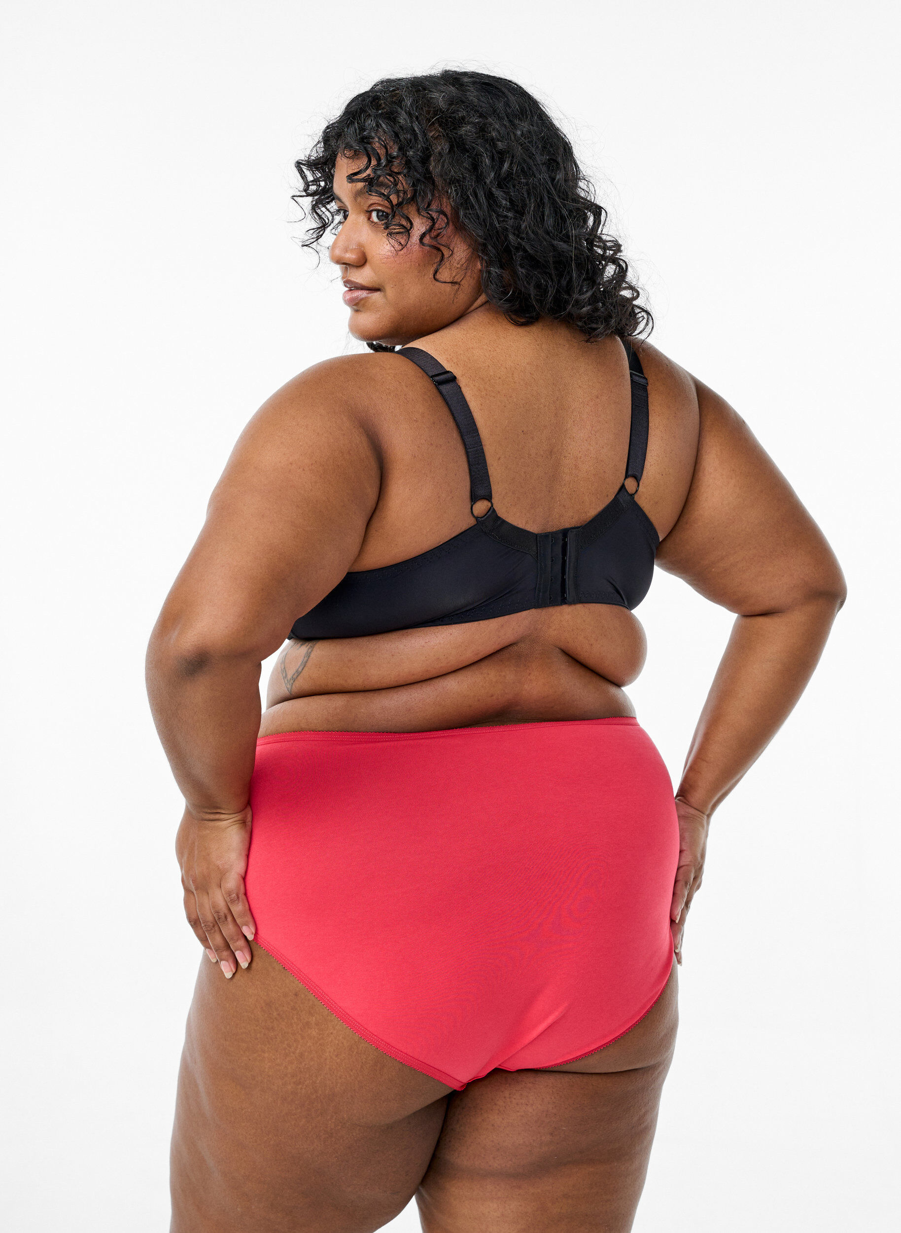 Zizzi 7-pack de culottes avec une taille standard, Mixed colours, Model image number 1