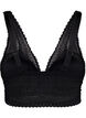 Soutien-gorge en dentelle à rembourrage léger, Black, Packshot image number 1