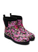 Large - Bottines avec tige en néoprène élastique, Flower AOP, Packshot image number 1