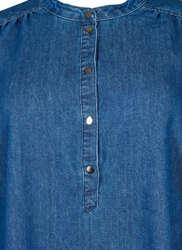 Robe en jean à manches longues, Blue denim, Packshot image number 2