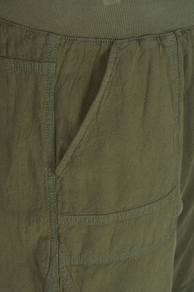 Short ample avec poches en coton, Ivy Green, Packshot image number 2