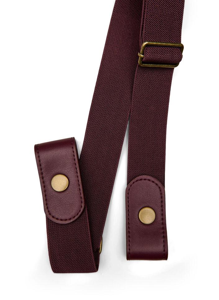 Ceinture &eacute;lastique, Bordeaux, Packshot image number 1