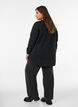 Blouse longue en maille avec boutons boule, Gris anthracite, Model image number 2