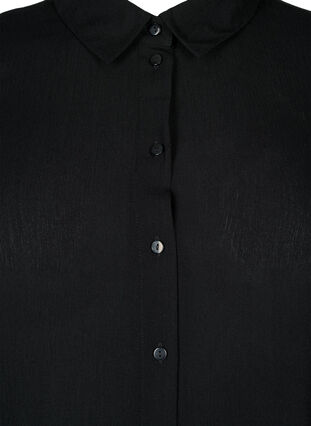 Chemise à manches longues en viscose, Black, Packshot image number 2