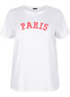 T-shirt en coton biologique avec imprimé, Bright White Printet, Packshot image number 0