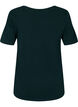 T-shirt en coton uni basique, Vert fonc&eacute;, Packshot image number 1