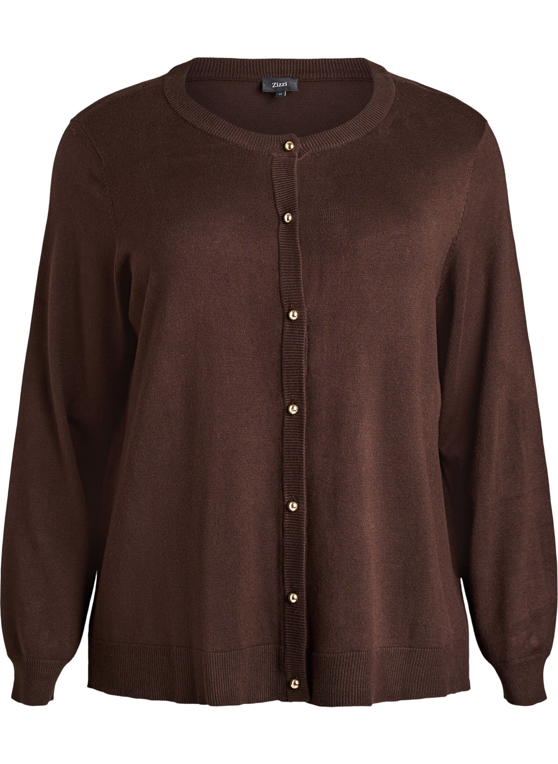 Cardigan en maille fine avec boutons boule