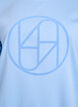 Sweatshirt avec logo en tissu éponge, Bleu Clair, Packshot image number 2