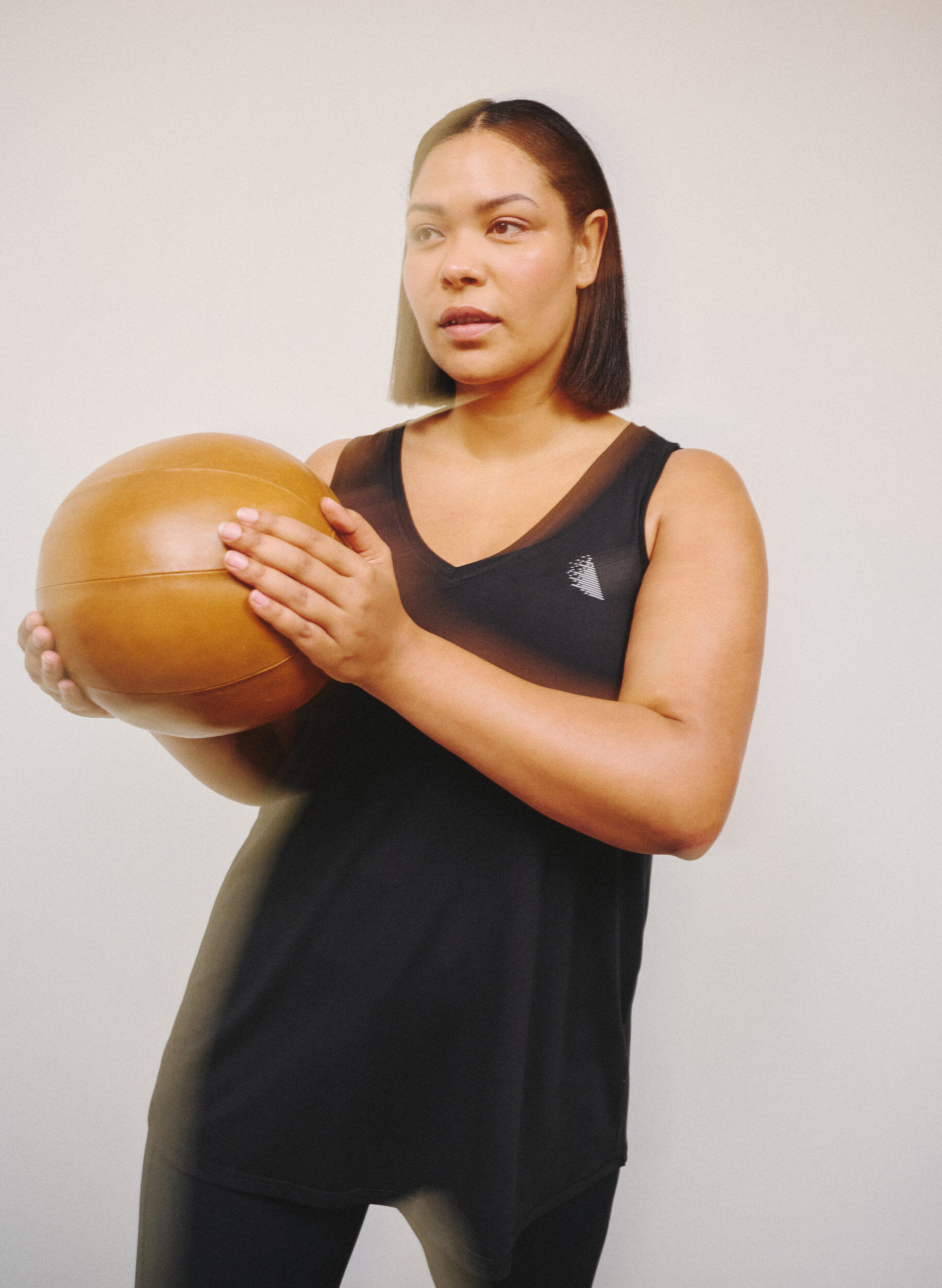 Haut d'entra&icirc;nement avec col en V