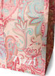Sac de magasinage avec fermeture &eacute;clair, Rose poudr&eacute;e, Packshot image number 2