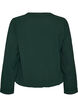 Blouse &agrave; la silhouette ballon avec col en V, Vert fonc&eacute;, Packshot image number 1