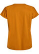 T-shirt &agrave; manches courtes en m&eacute;lange de coton, Orange, Packshot image number 1