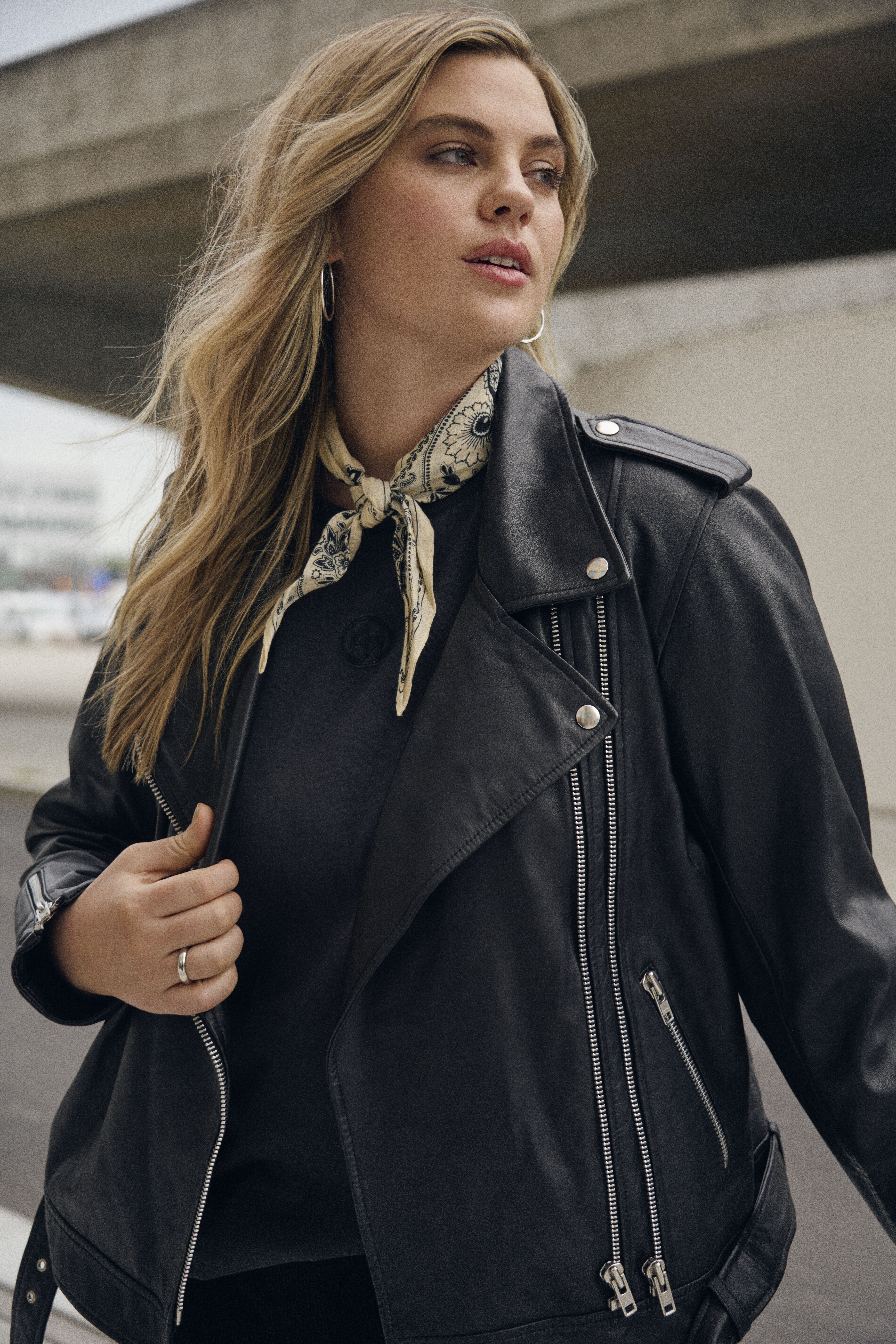 Veste en cuir, , Model