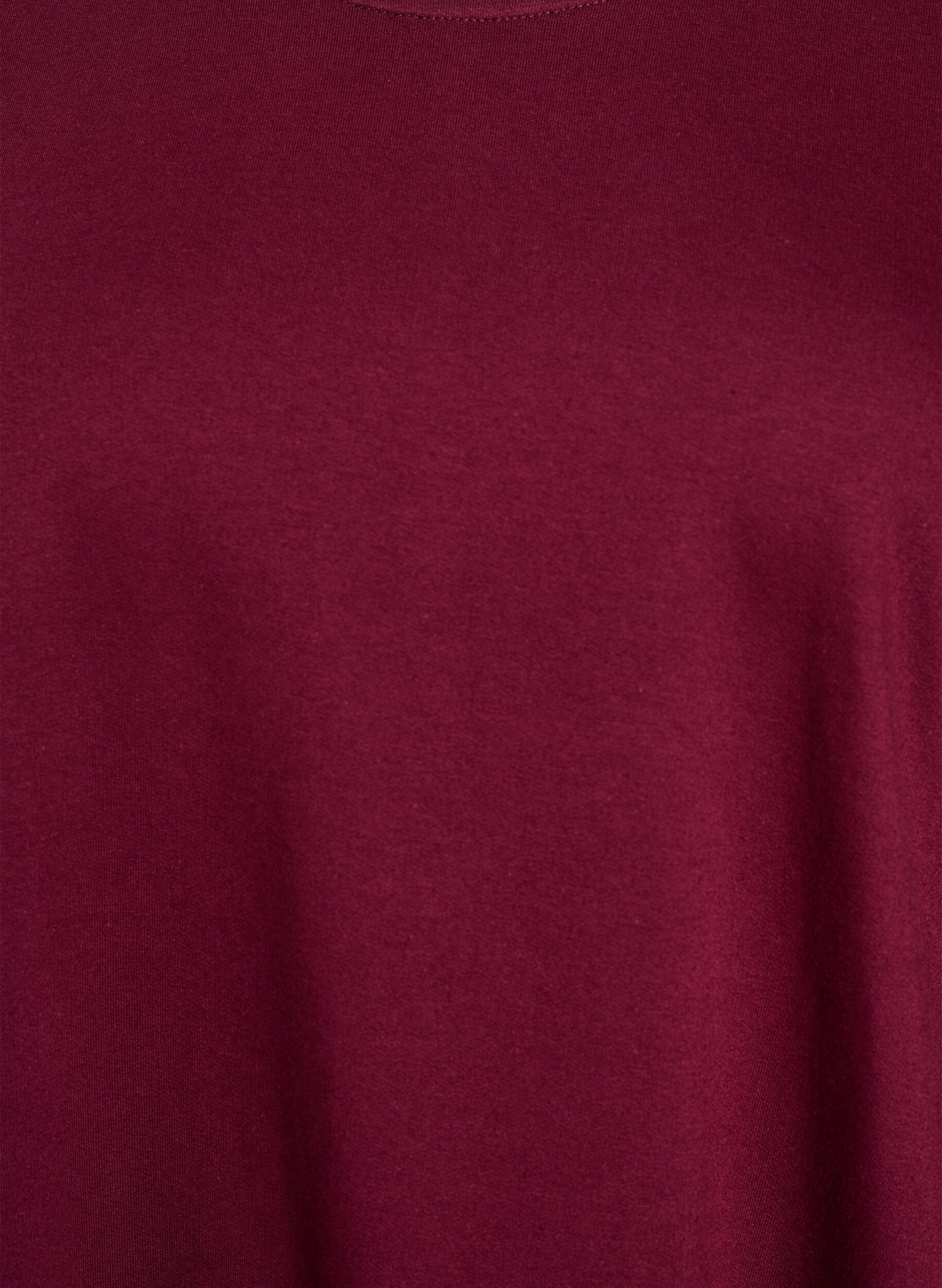 Zizzi Robe ballon avec poches, Bordeaux fonc&eacute;, Packshot image number 2