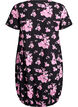 Robe en coton &agrave; manches courtes avec imprim&eacute;, Charbon, Packshot image number 1