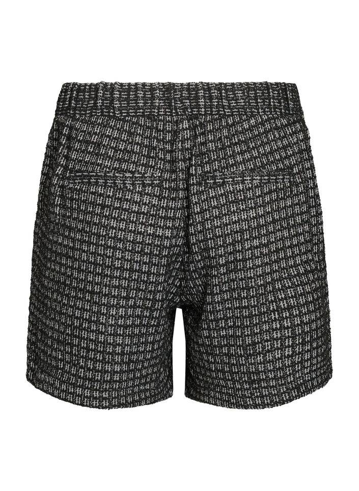Short bouclé ample avec poches, Noir, Packshot image number 1