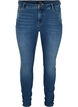 Jean Amy taille haute avec push up, Blue denim, Packshot image number 0