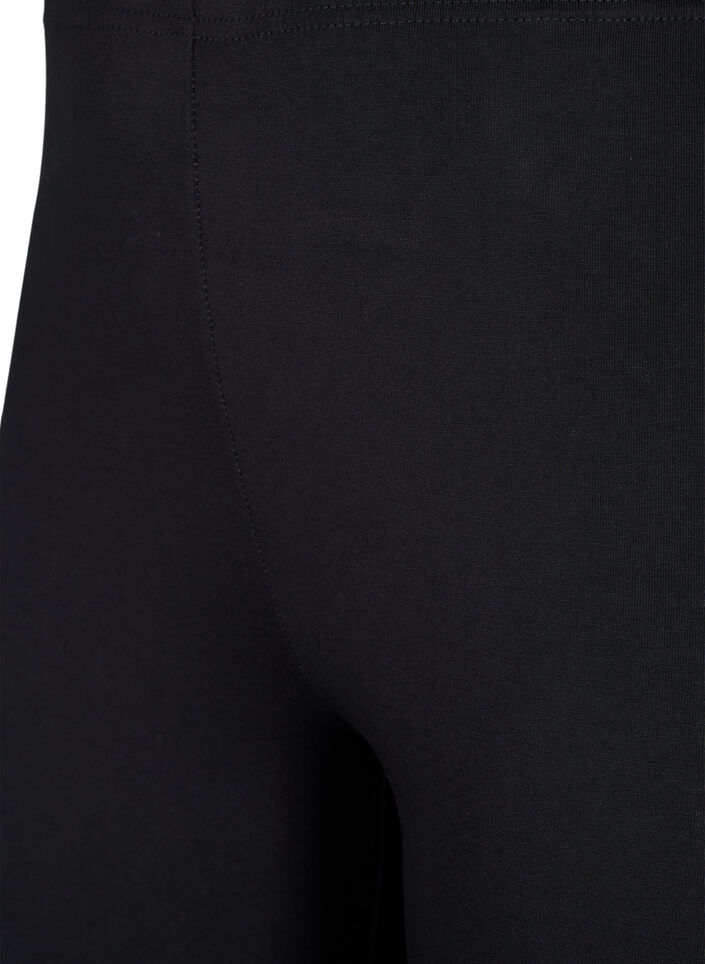 FLASH - 2-pack leggings en coton, Noir, Packshot image number 2
