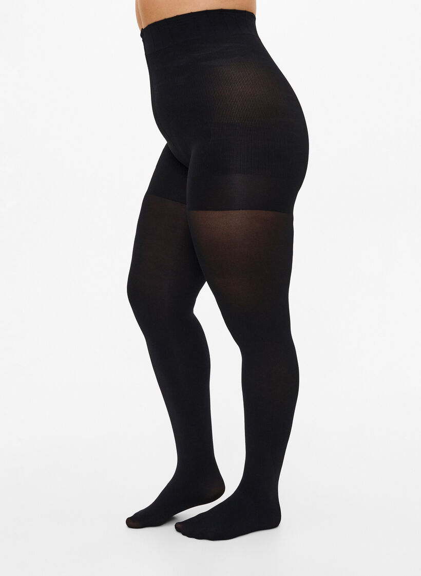 Collants en 100 deniers avec push-up, Noir, Model image number 0