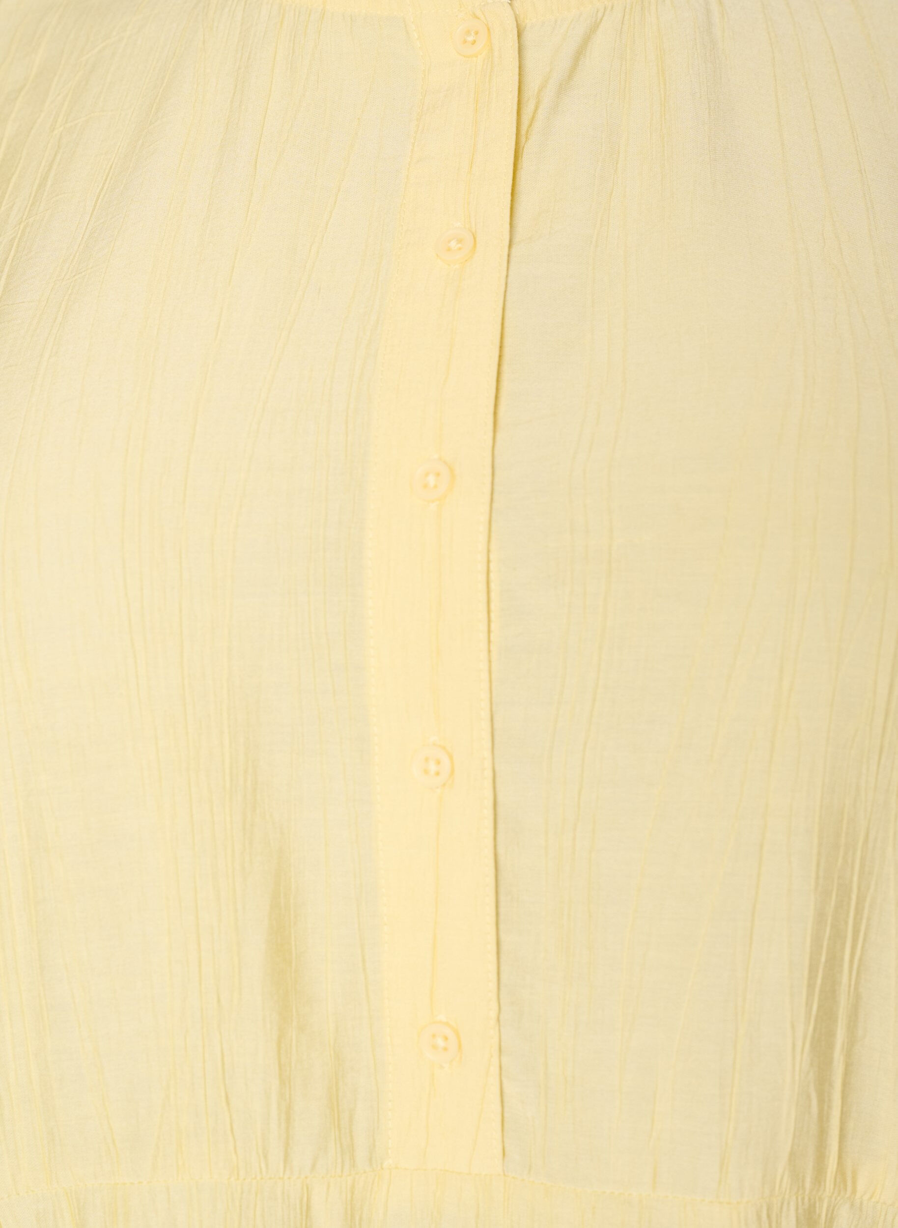 ZizziRobe courte en viscose avec volants, Jaune, Packshot image number 2