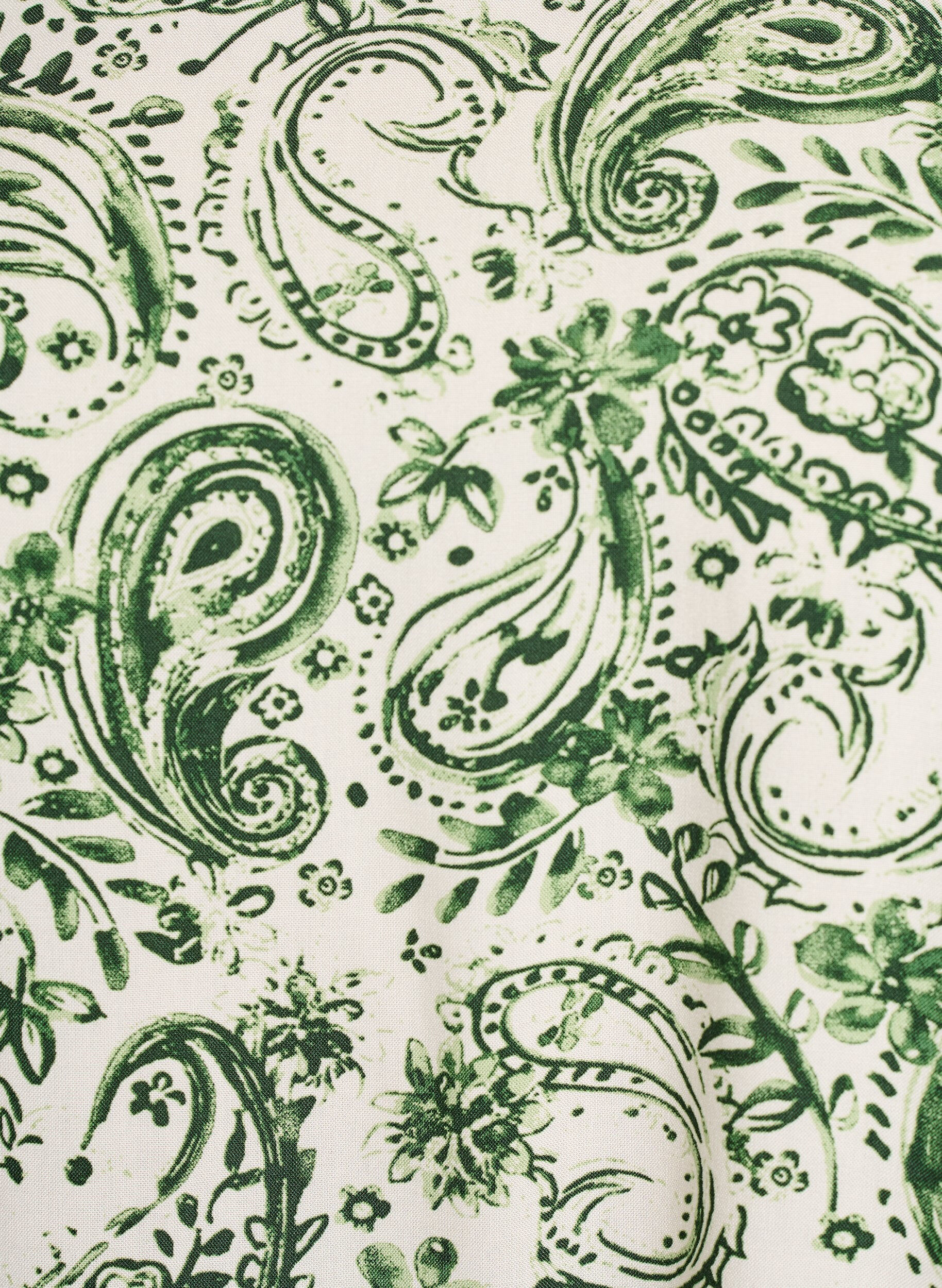 ZizziBlouse en viscose &agrave; manches courtes avec imprim&eacute;, Vert, Packshot image number 2