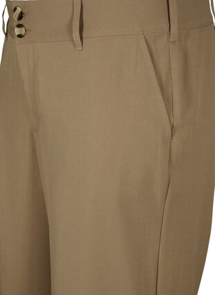Pantalon taille haute avec pliage, Petrified Oak, Packshot image number 2