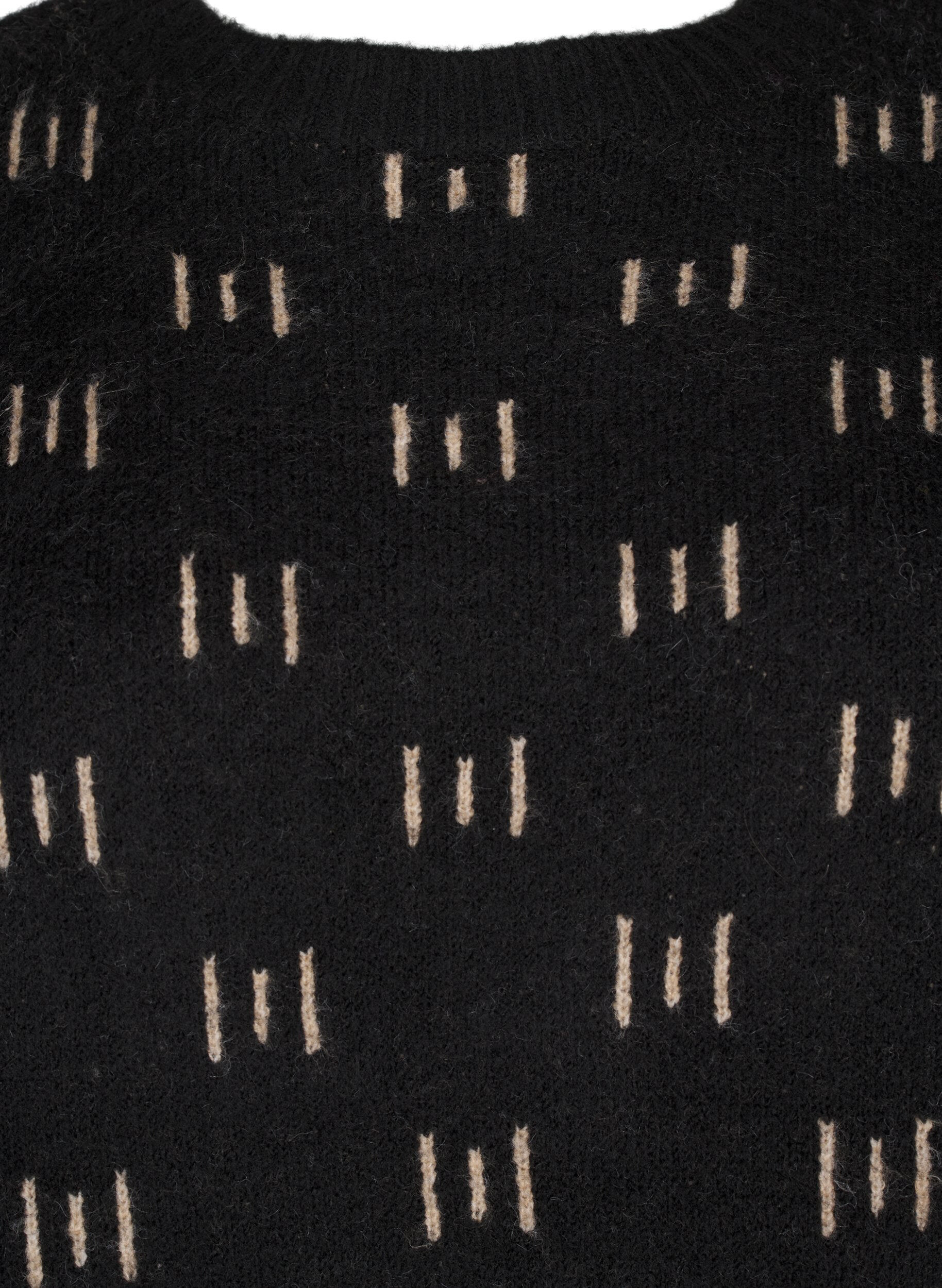 Zizzi Pull &agrave; motifs, Black Mel. Nomad, Packshot image number 2