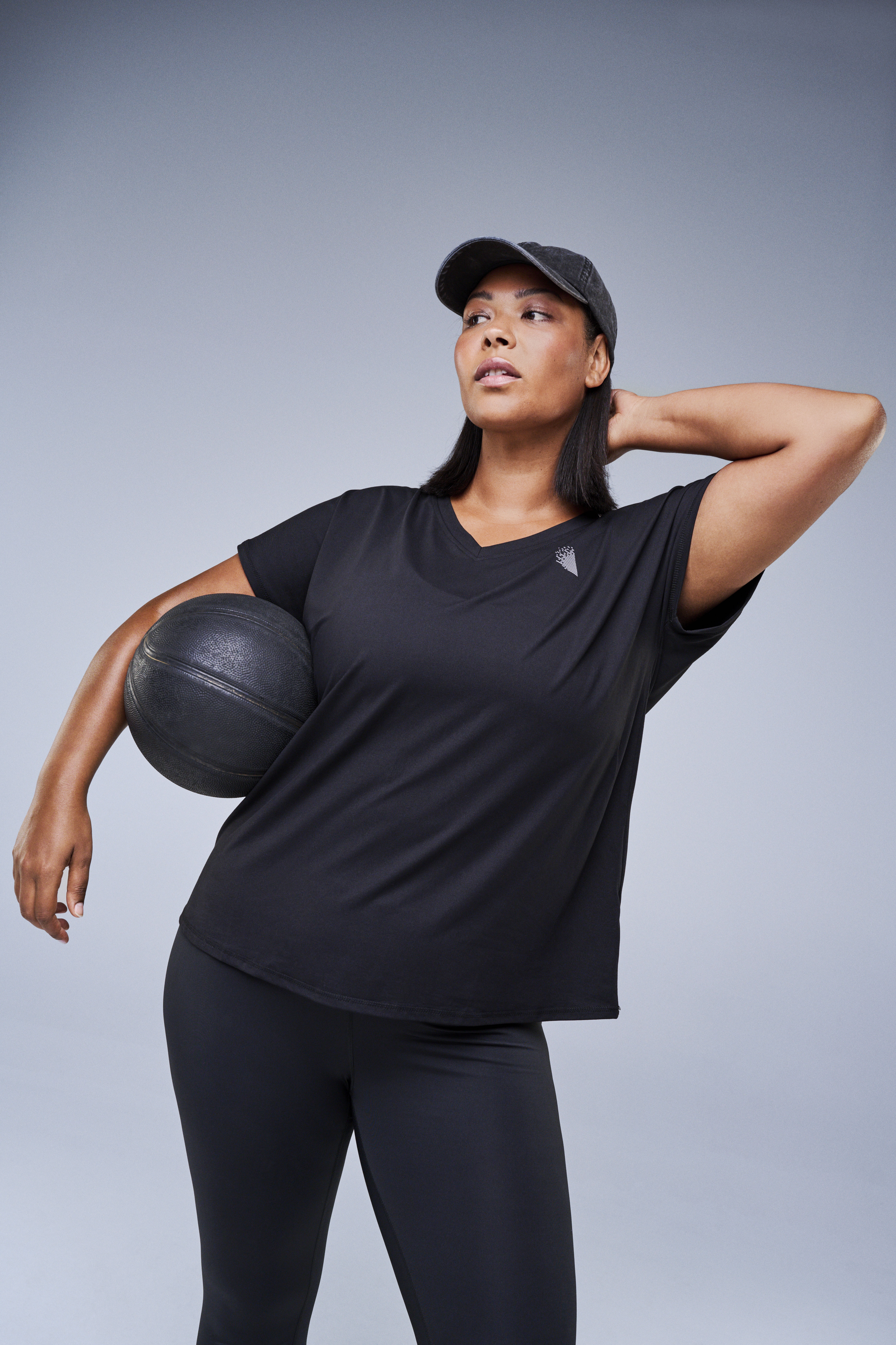 Zizzi T-shirt de sport, , Model