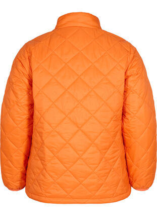 Veste légère matelassée avec fermeture éclair et poches, Mandarin Orange, Packshot image number 1