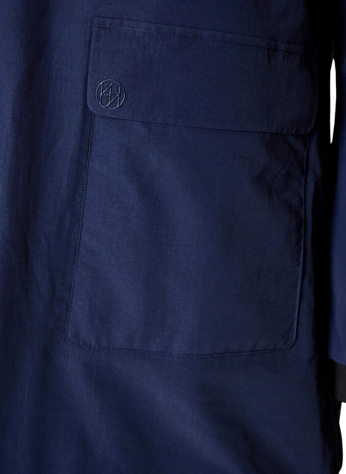 Parka imperm&eacute;able &agrave; capuche, Bleu, Packshot image number 3
