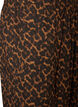 Pantalon ballon &agrave; taille haute et imprim&eacute; int&eacute;gral, Marron, Packshot image number 2