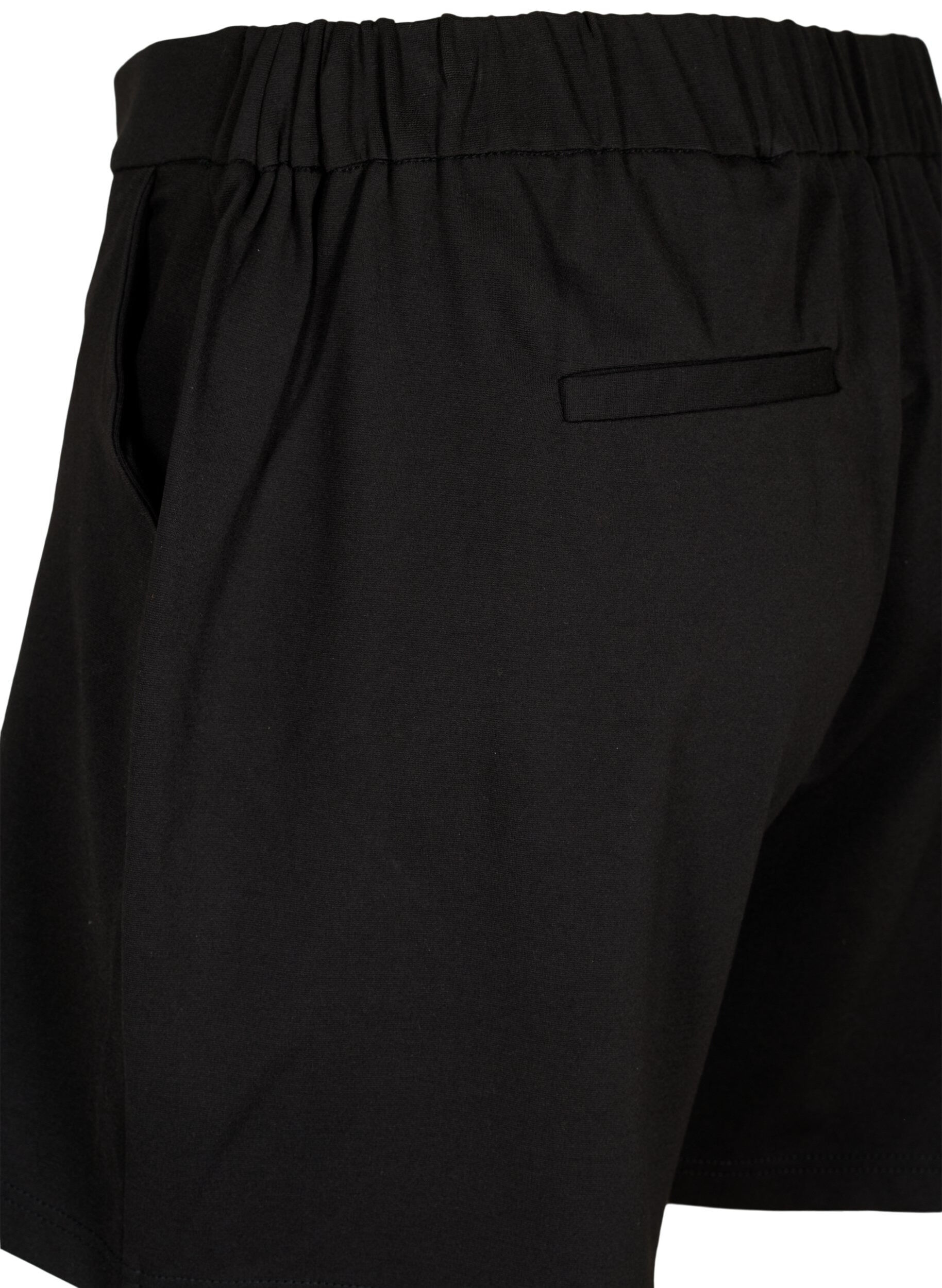 Zizzi Short Maddison, coupe r&eacute;guli&egrave;re, Black, Packshot image number 3