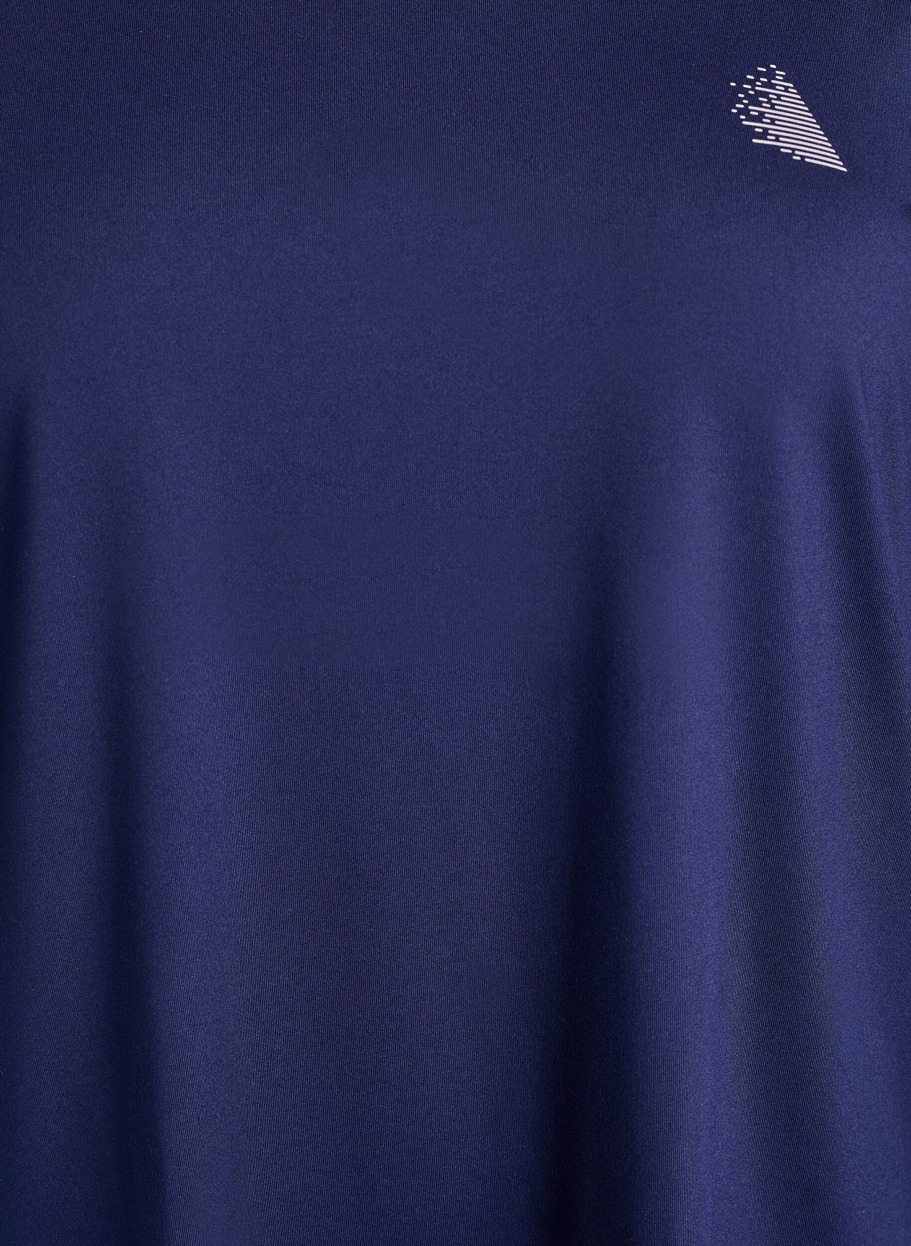 Zizzi Haut de sport avec manches 3/4, Bleu, Packshot image number 2