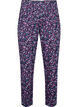 Pantalon de pyjama en coton avec imprimé, Bleu, Packshot image number 0