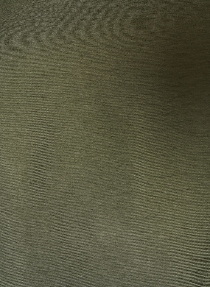 Blouse avec manches ballon et col en V, Vert, Packshot image number 2