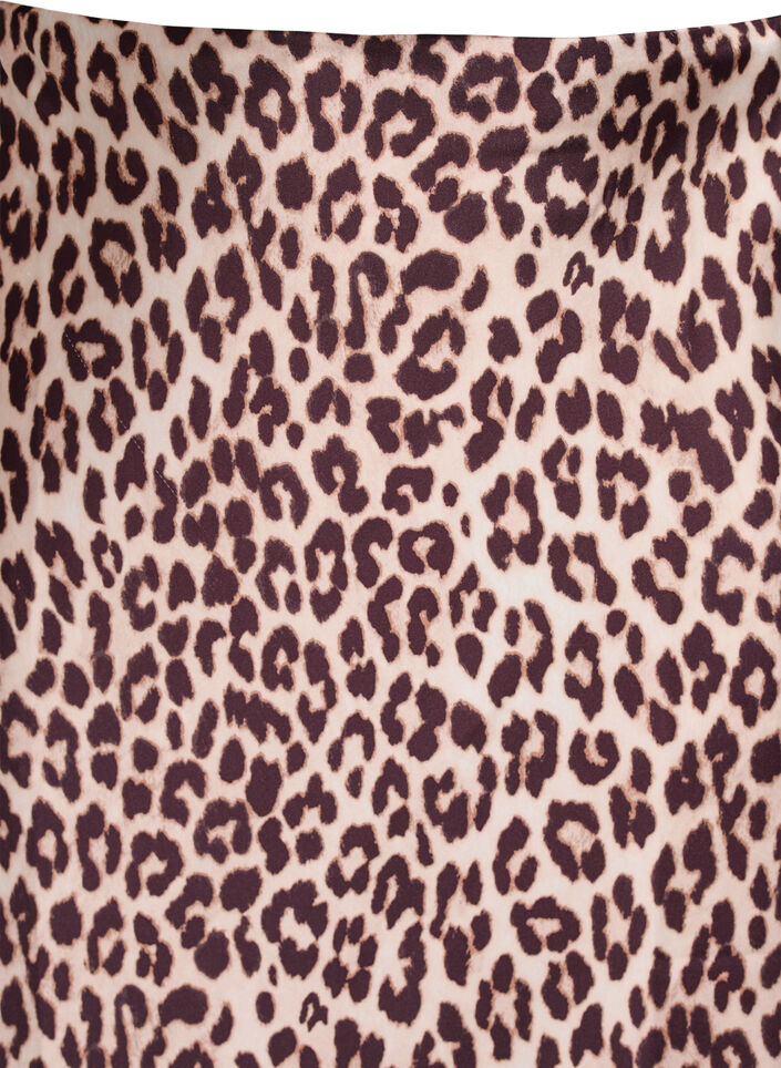 Jupe midi en satin, Marron, Packshot image number 2