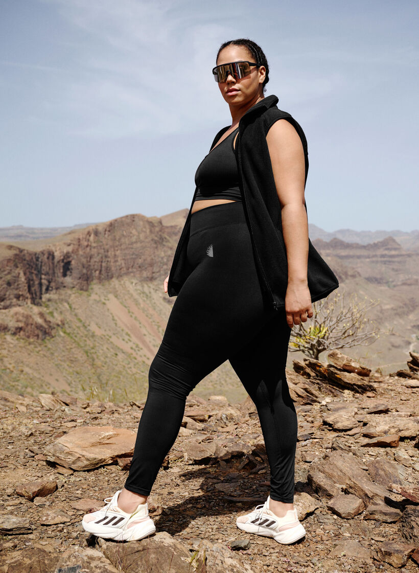 Legging sport basic cropped, Noir, Image image number 0