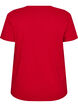 T-shirt de No&euml;l en coton bio, Rouge, Packshot image number 1